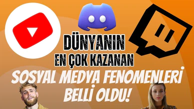 Dünyanın en çok kazanan sosyal medya fenomenleri belli oldu!