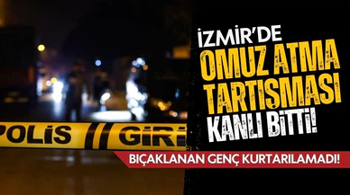 Omuz atma tartışması kanlı bitti!