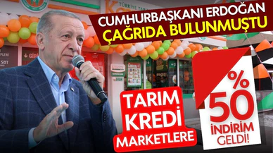 Tarım Kredi Kooperatifleri marketlerden yüzde 50 indirim!