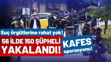 Suç örgütlerine yönelik bir operasyon daha!