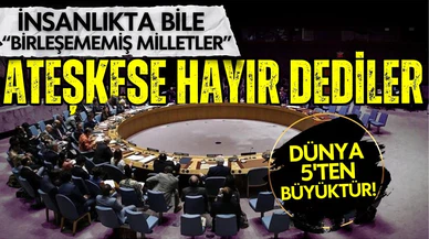 BM, Rusya'nın Gazze tasarısını reddetti!