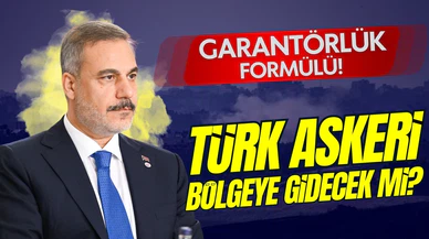 Türkiye'den garantörlük formülü önerisi!