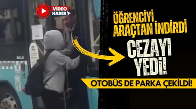 Öğrenciyi araçtan indiren ÖHO şoförüne para cezası!