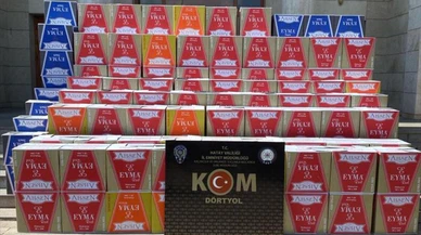 Hatay'da kaçak 1 milyon 700 bin makaron ele geçirildi