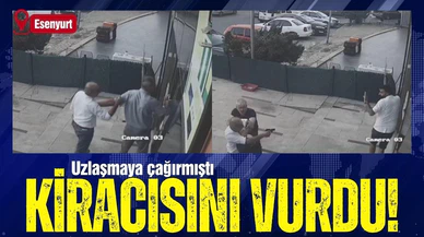 Uzlaşmak için çağırdığı kiracısını vurdu