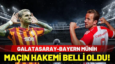 Galatasaray-Bayern Münih maçının hakemi belli oldu!