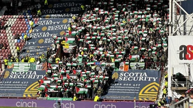 Celtic taraftarı, Filistin'e destekten vazgeçmiyor