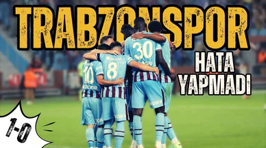Trabzonspor, Alanyaspor'u tek golle yendi!
