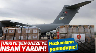 Türkiye'nin Gazze'ye yardım sevkiyatı devam ediyor