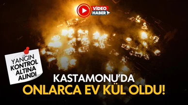 Kastamonu'da 43 ev ve ahır alevlere teslim oldu!