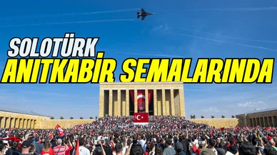 SOLOTÜRK, Anıtkabir semalarında uçtu!