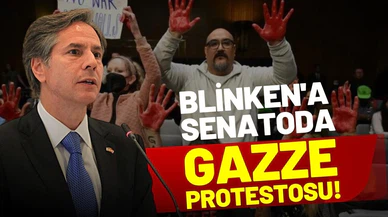 Blinken'a Senatoda protesto!