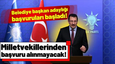 AK Parti'de belediye başkan adaylığı başvuru süreci başladı
