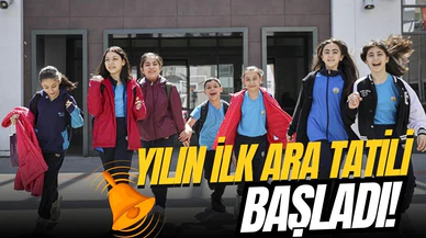 Eğitimde yılın ilk ara tatili başladı