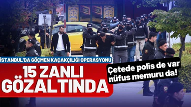 İstanbul'da göçmen kaçakçılığı operasyonu: Çetede polis de var nüfus memuru da!