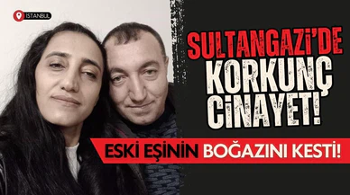 Eski eşini boğazını keserek öldürdü!