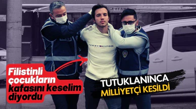 Filistinlilere hakaret eden şahıs tutuklandı!