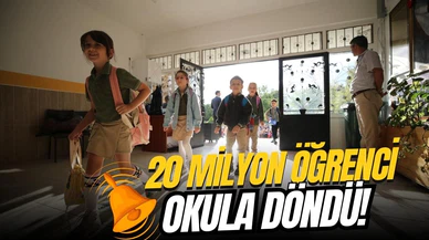 Okullarda tatil sonrası ilk ders zili çaldı
