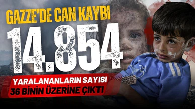 Katledilen Filistinli sayısı 15 bine yaklaştı!