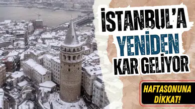İstanbul'a soğuk ve yağış uyarısı