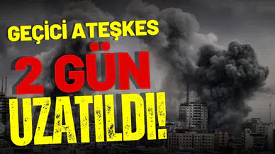 Gazze'de ateşkes uzatıldı