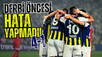 Fenerbahçe derbi öncesi hata yapmadı, liderliği devraldı!