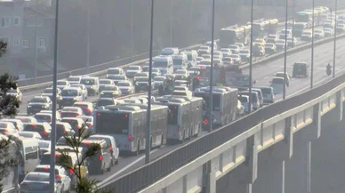 15 Temmuz Şehitler Köprüsü'nde zincirleme kaza!