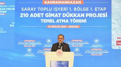 Özhaseki, Kahramankazan’da 210 Gimat dükkânının temelini attı