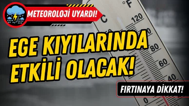 Meteoroloji'den Ege bölgesine kritik uyarı!