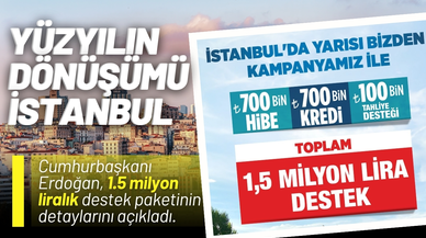 Cumhurbaşkanı Erdoğan, kentsel dönüşüm paketinin detaylarını açıkladı!