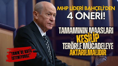 Devlet Bahçeli: TBMM'de katil, terörist, namert istemiyoruz