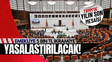 Çalışan emekliye 5 bin TL ikramiye yasalaşacak