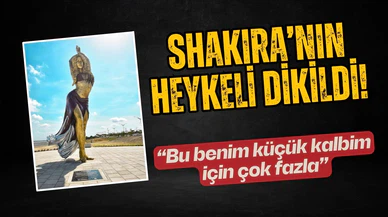 Shakira'nın heykeli dikildi