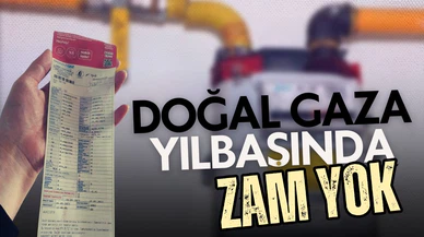 Yılbaşında doğal gaza zam yok!