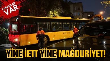 Beşiktaş'ta İETT kazası: 2 yaralı