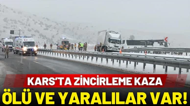 Kars'ta buzlanma kazası! Can kayıpları ve yaralılar var!