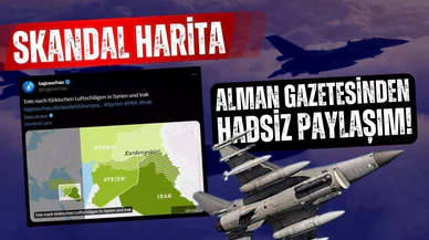 Alman gazetesinden harita skandalı!