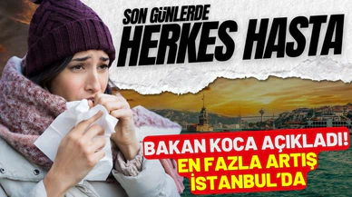 Bakan Koca'dan artan solunum yolu enfeksiyonlarına ilişkin açıklamalar!