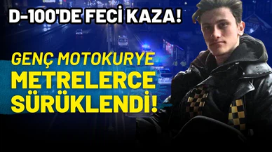 Avcılar'da feci kaza: Metrelerce sürüklenen motokurye öldü