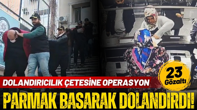 Okuma yazması olmayınca parmak basarak dolandırdı!