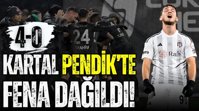 Beşiktaş, Pendik karşısında dağıldı!