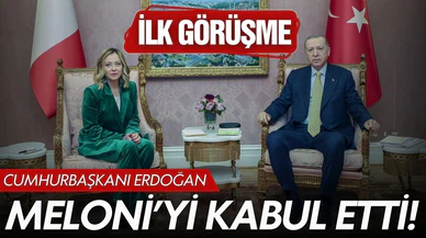 Vahdettin Köşkü'nde Erdoğan-Meloni görüşmesi!
