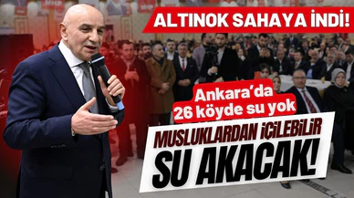 Altınok: Musluklardan içilecek su akacak