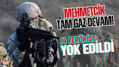 14 PKK'lı daha yok edildi!