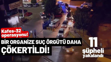 Bir organize suç örgütü daha çökertildi!