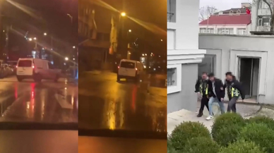 Üsküdar'da drift atan sürücüye ceza!