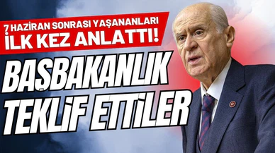 Bahçeli, 7 Haziran seçimleri hakkında ilk kez konuştu: Başbakanlık bize teklif edildi