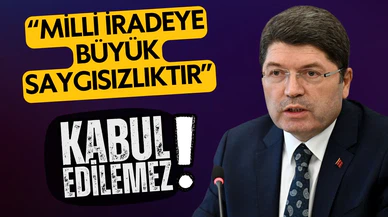 Yılmaz Tunç: Bekir Bozdağ'a yönelik hareket kabul edilemez