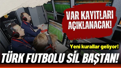 Türk futbolunda köklü değişiklikler geliyor!