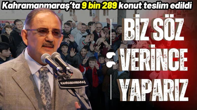 Bakan Özhaseki: “Biz söz verince yaparız”